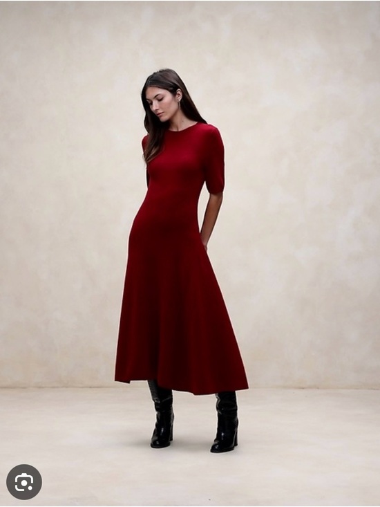 Banana Republic Dresses & Skirts - Banana Republic Natales Wool Sweater Dress, Burgundy Size S